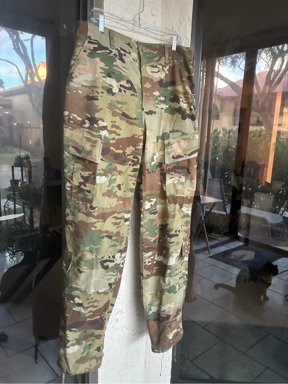 US Army OCP Camo Cargo Pants Medium Long Utility Combat Trousers